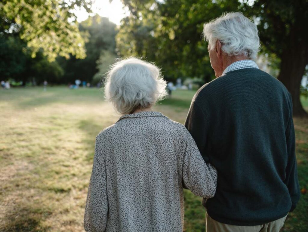 a senior couple